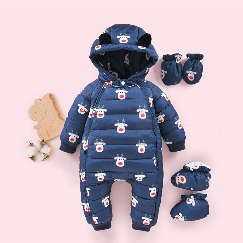 Baby Winter Suit Hooded Overall